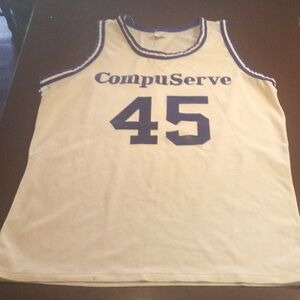 Vintage, CompuSeve, basketball jersey